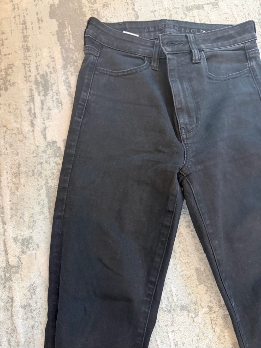 New American eagle super hi rise women’s jeggings black - Picture 7 of 15